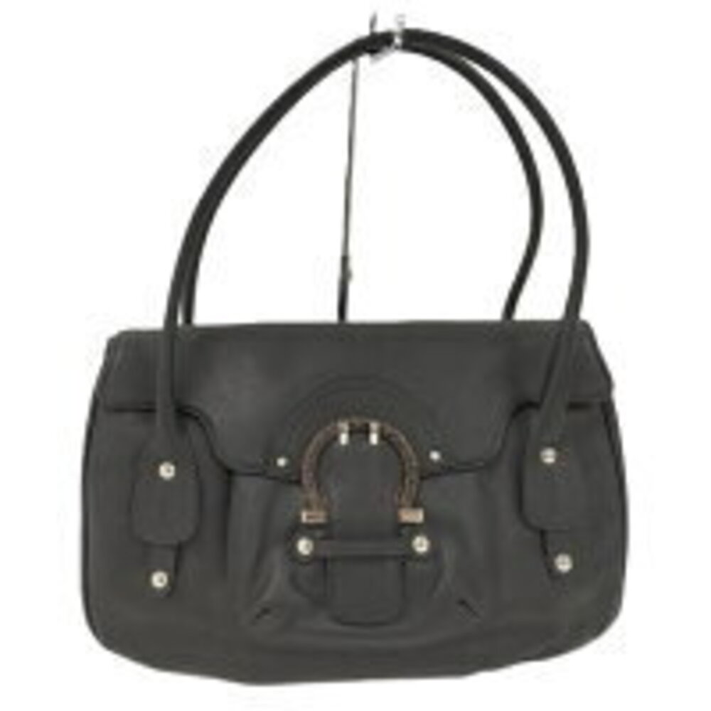 Salvatore Ferragamo handbag leather black